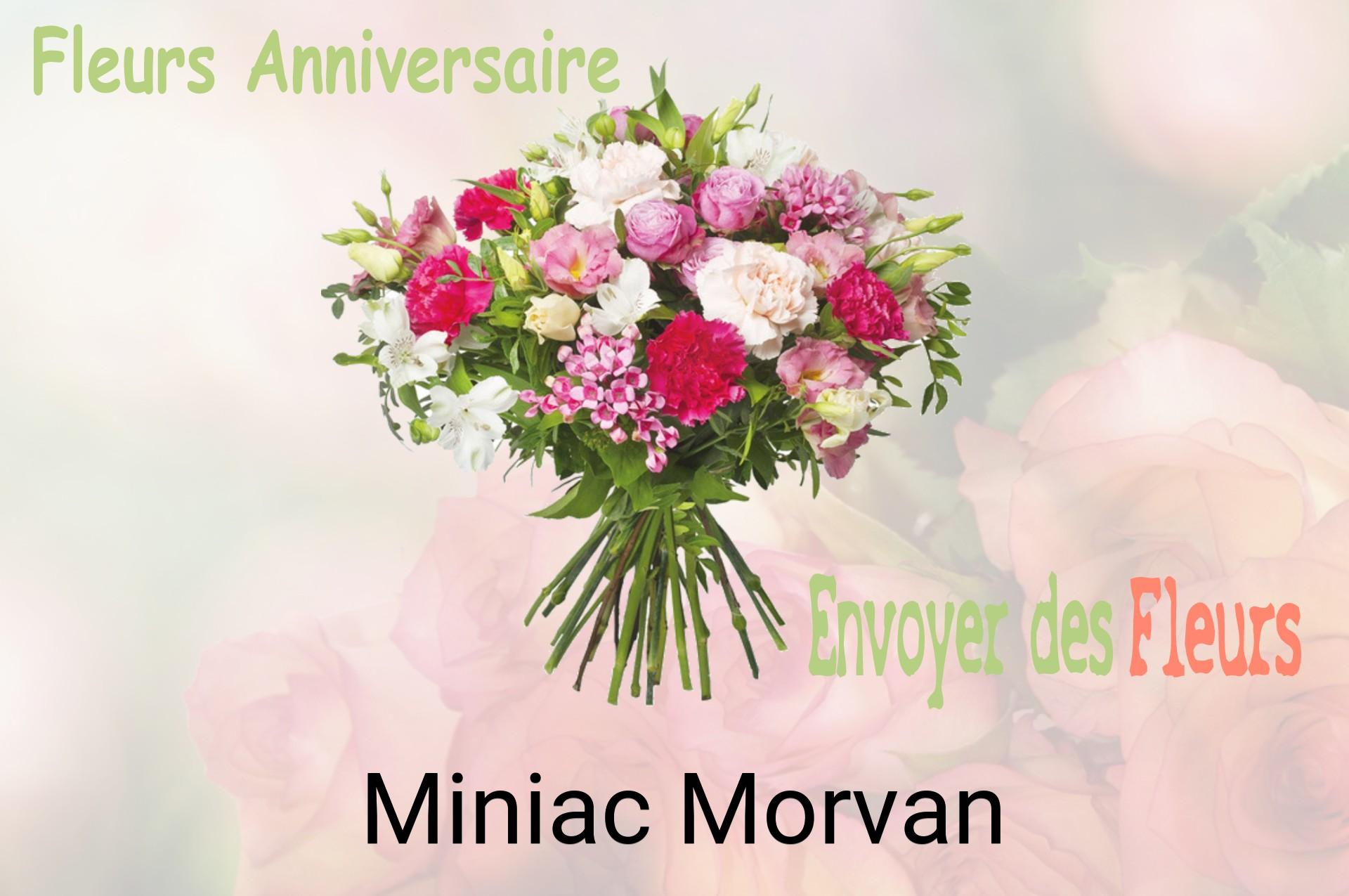 Bouquet de fleurs d’anniversaire livré à Miniac-Morvan